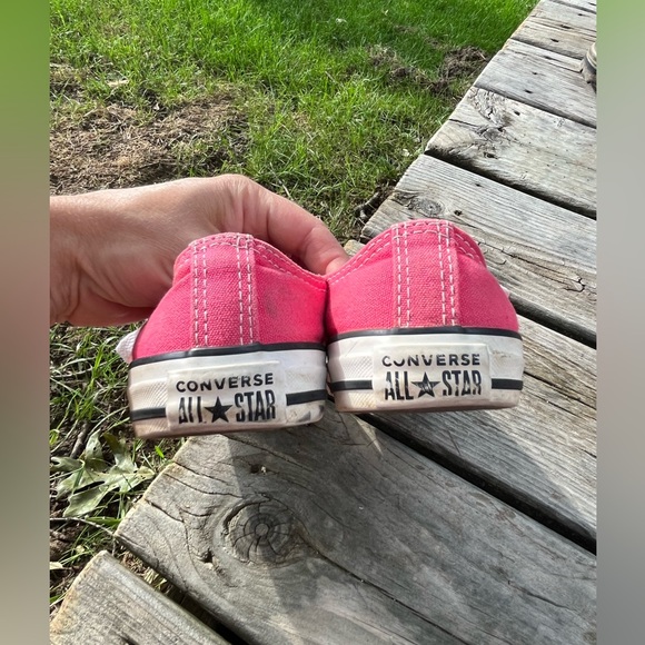 Converse Chuck Taylor All⭐️Star Low Sneakers, Girls sz 3, coral pink - Picture 2 of 7